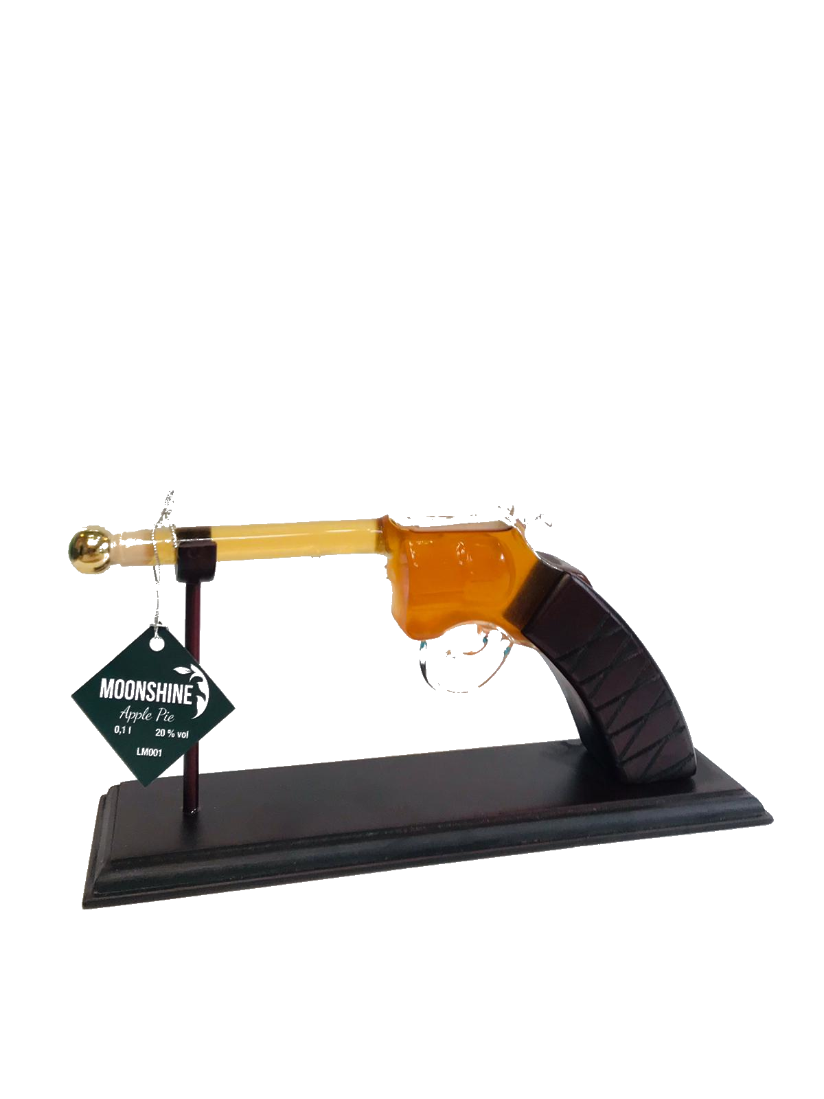 Moonshine Likör in Revolverflasche